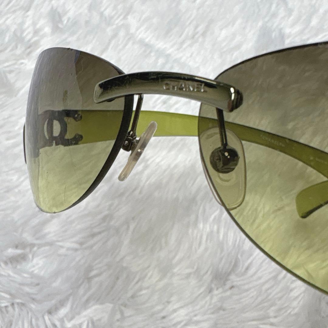シャネル 4037ココマーク サングラス グリーン 59□15