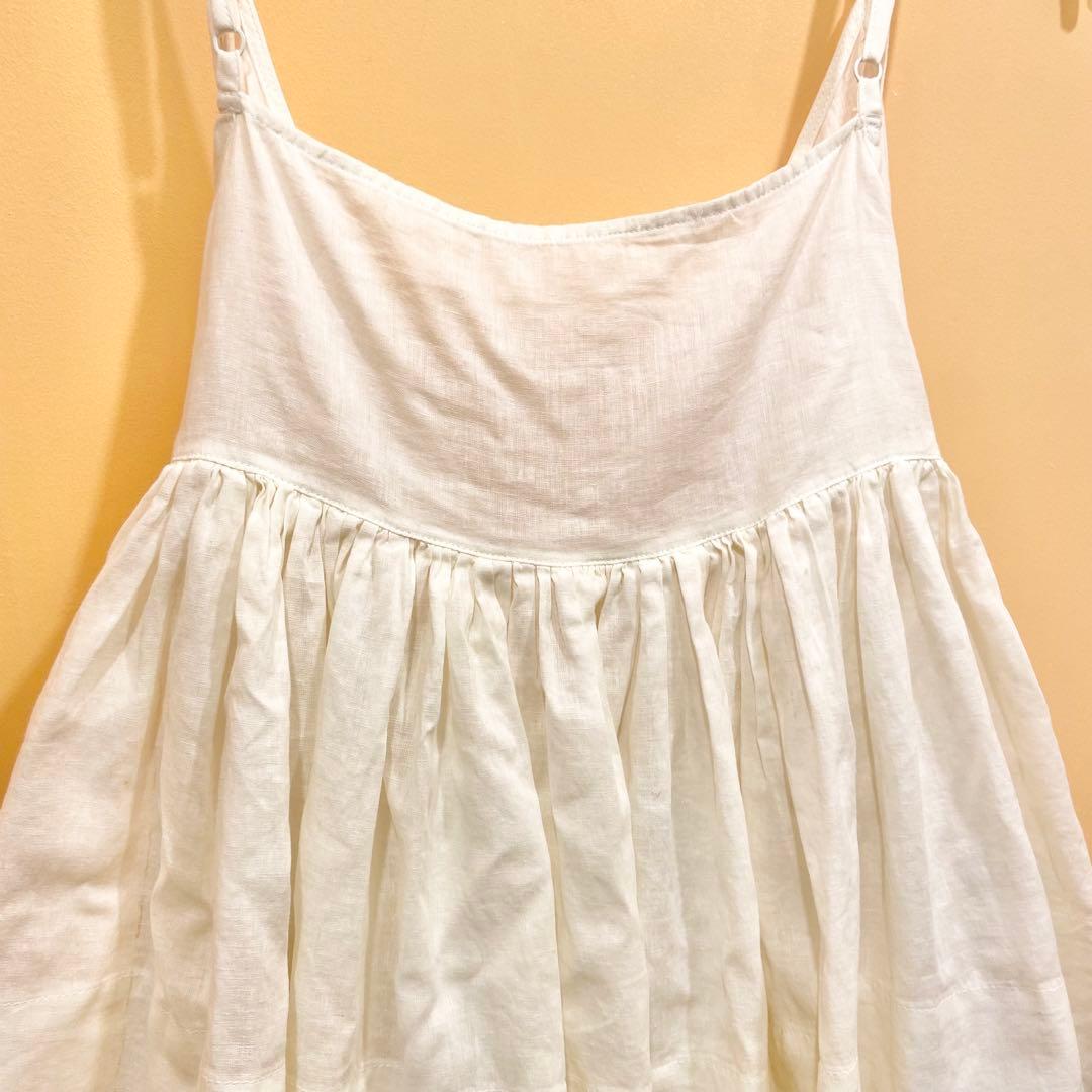 新品未使用 BEAMS BOY コットンリネンカシュクール キャミソールブラウス