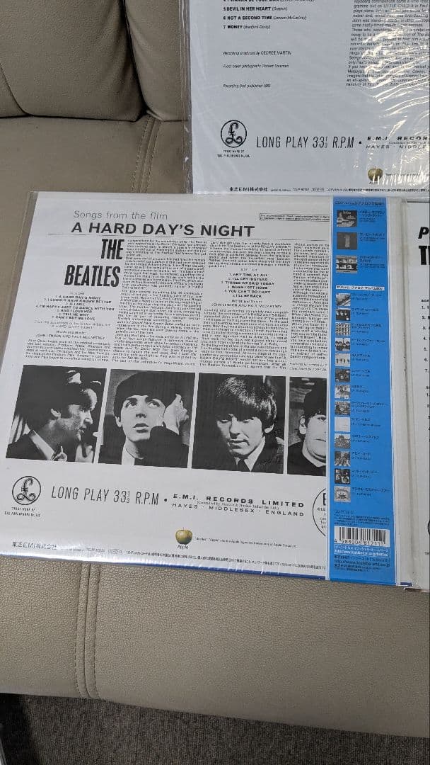ビートルズ レコード　3枚セット モノラル　一度視聴