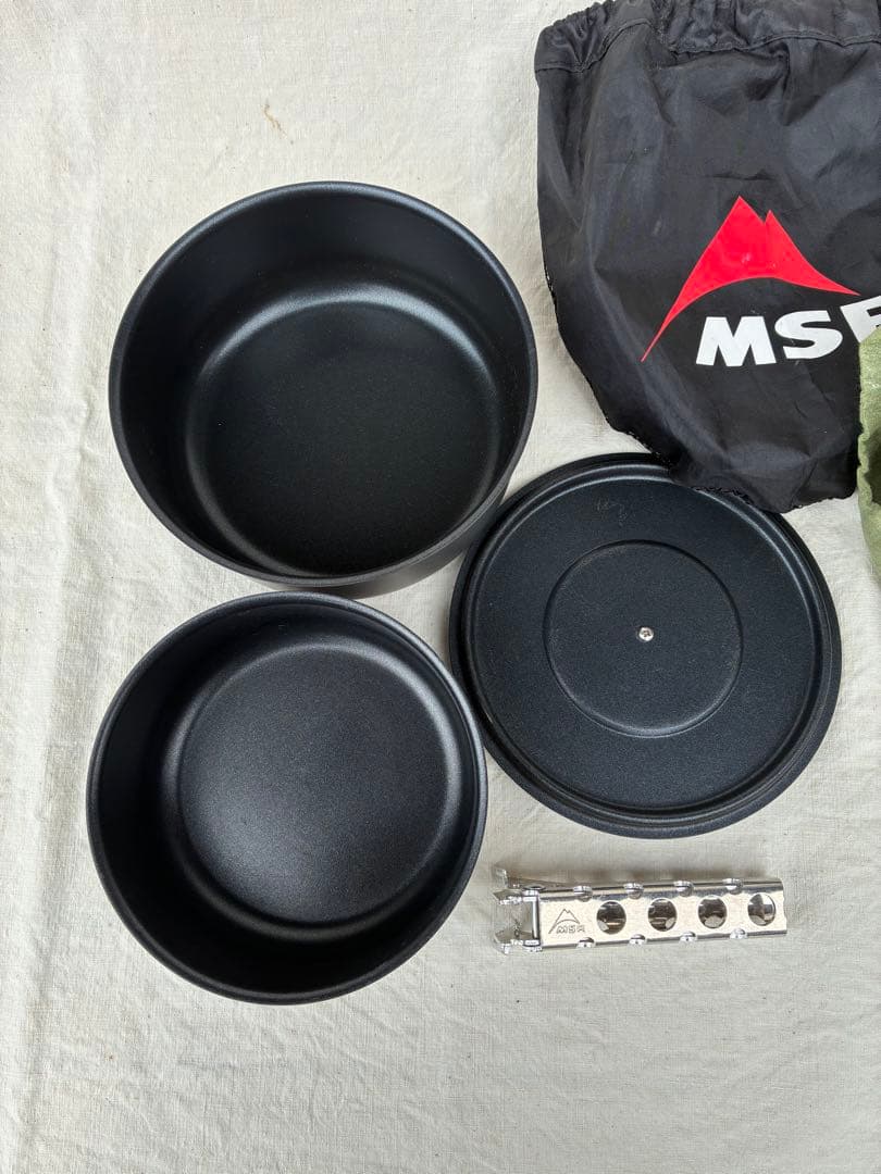 ② 未使用　ミニ　MSR DURALITE クッカーセット