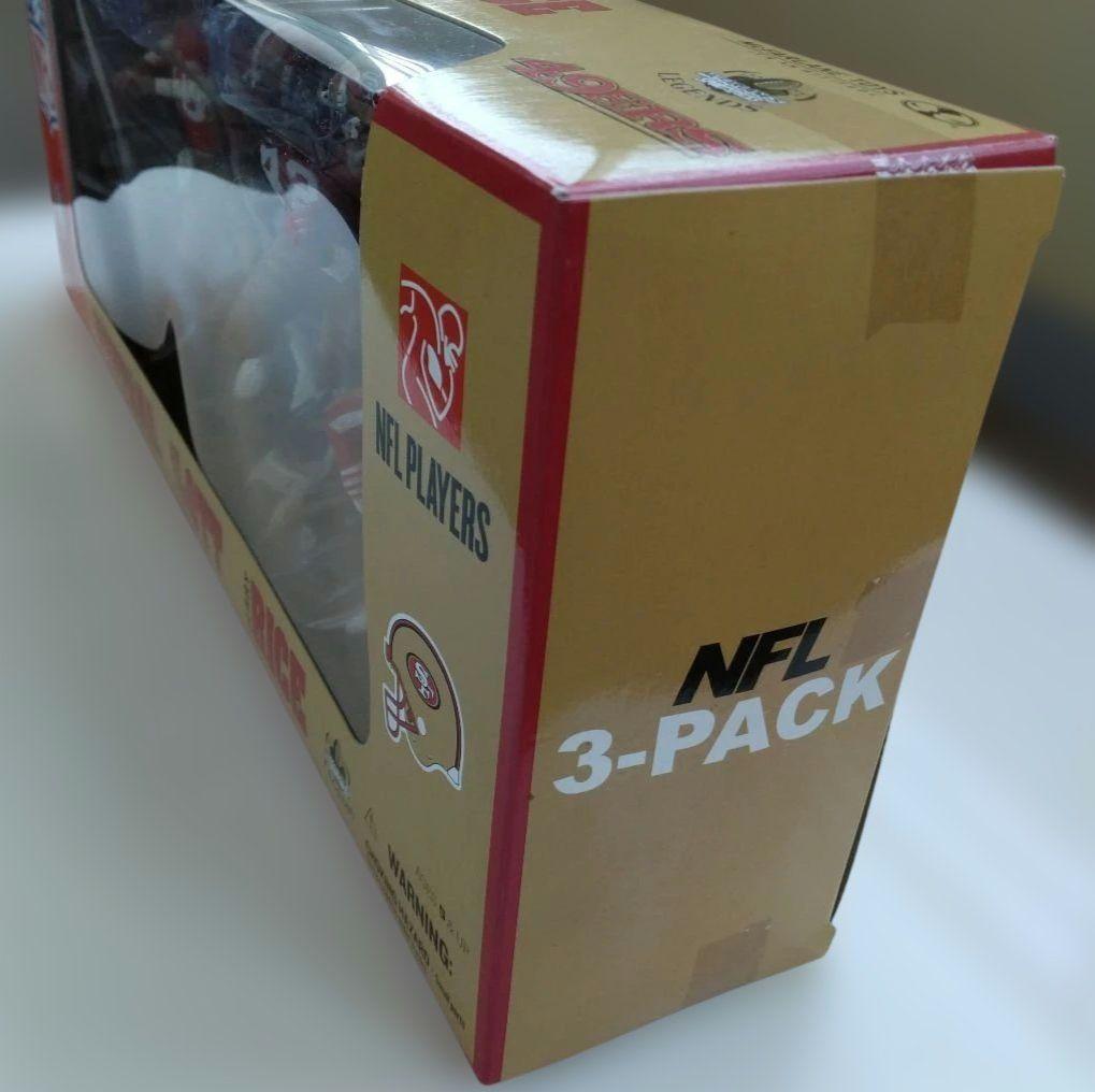 (未開封品)マクファーレンNFL 49ersフィギュア 3-Pack モンタナ他
