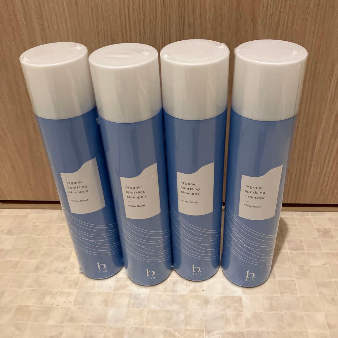 b.ris オーガニックスパークリングシャンプー 4本セット 炭酸シャンプー