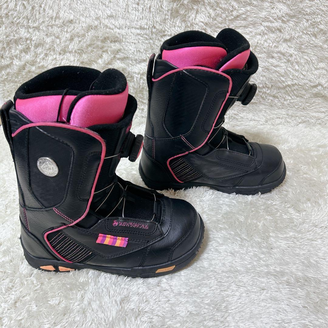 K2 TRANSIT スノーボードブーツ ブラック　ピンク　BOA　23
