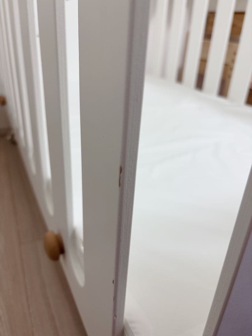 HOPPL bébéd ホワイト ベビーベッド