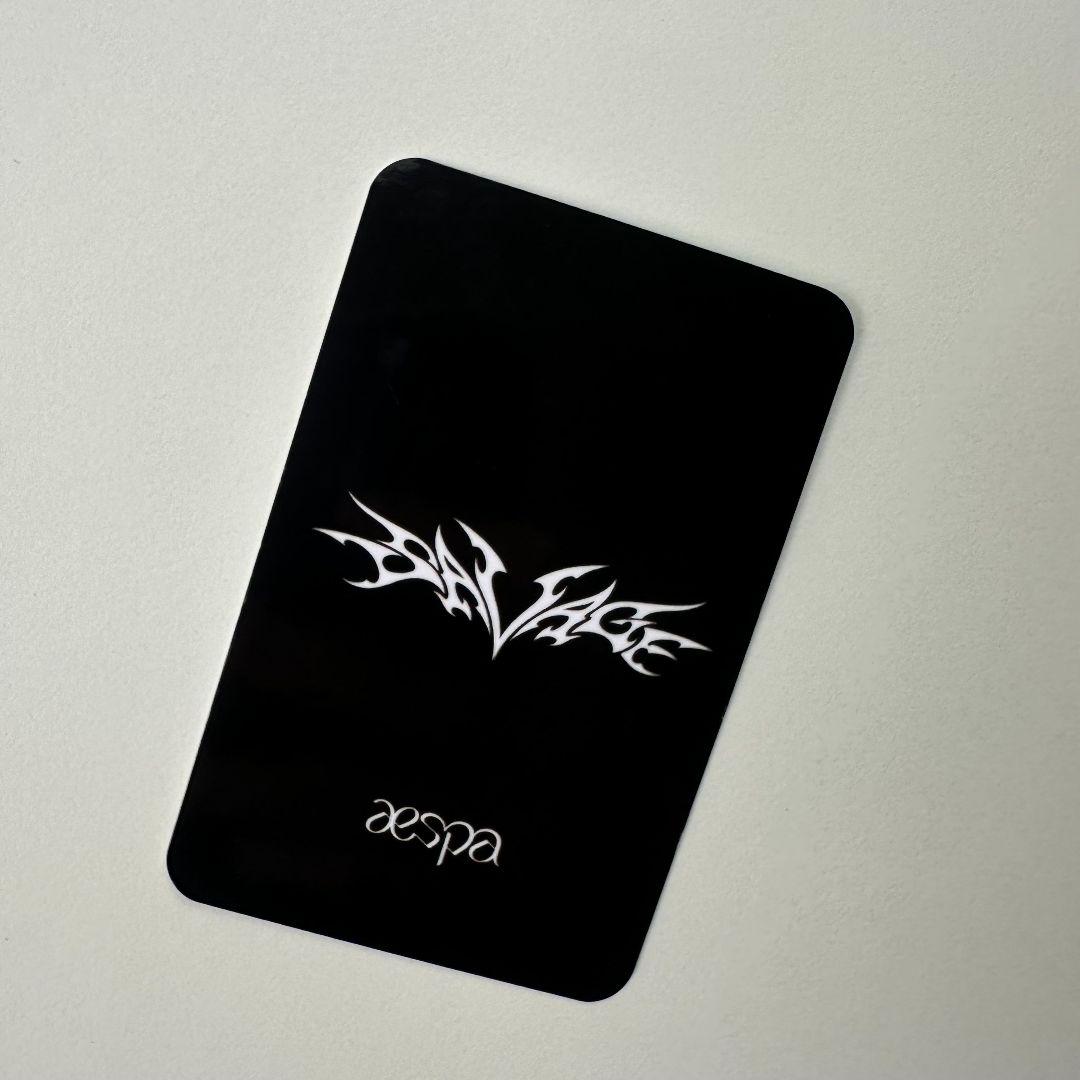 aespa sgs savage ウィンター ボックス karina トレカ