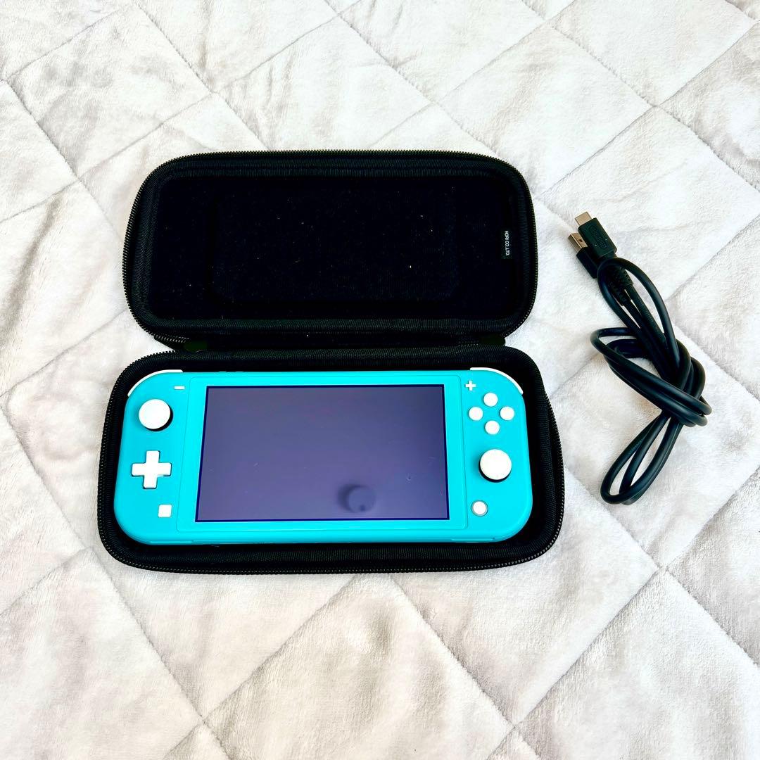 Nintendo Switch Lite ターコイズ｜動作良好｜ケース付｜箱なし
