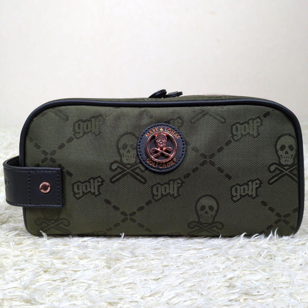 美品✨ マークアンドロナ カートバッグ スカル ナイロン カーキ