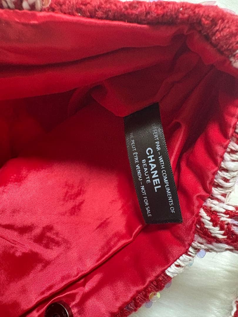 ♡*♡様 シャネル CHANEL バーガンディ スパンコール トートバッグ