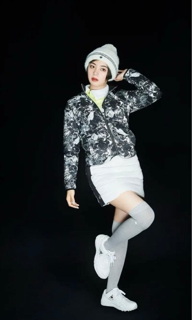 le coq sportif GOLFルコックゴルフウエア　ダウンジャケット黒M