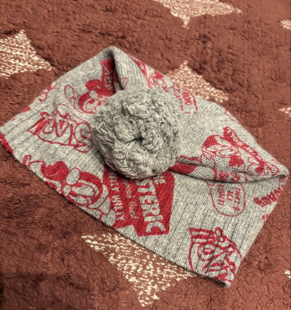 ヒステリックグラマー希少！チリーウィリー ボンボン ニットキャップ　ビーニー