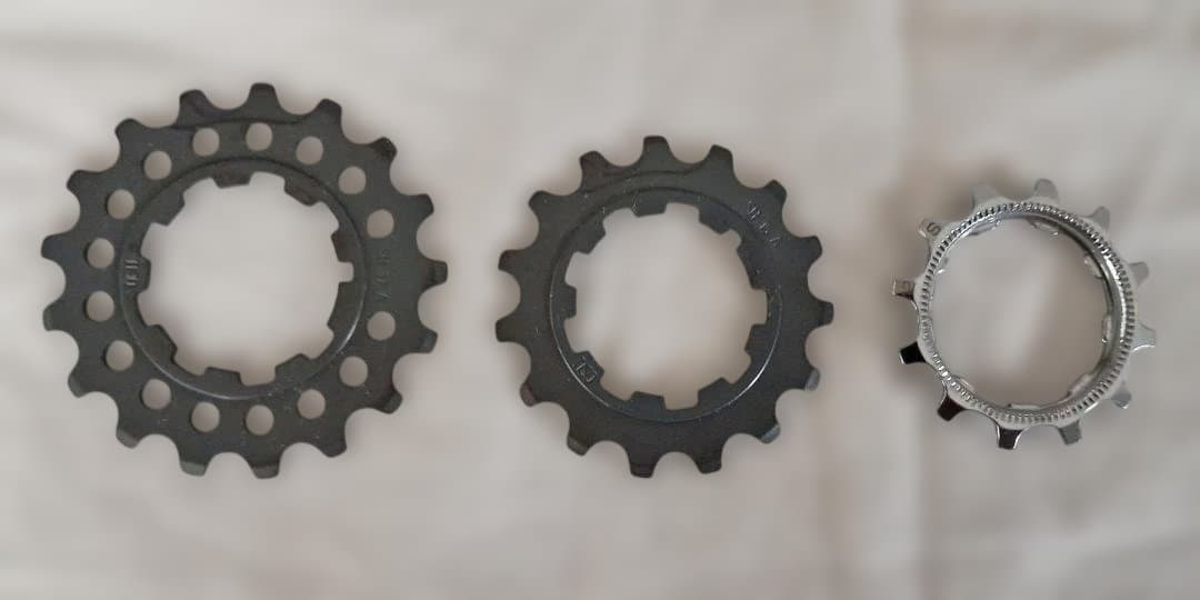 Tiso K7 10s カセットスプロケット シマノ用 構成変更・補修用ギア一式