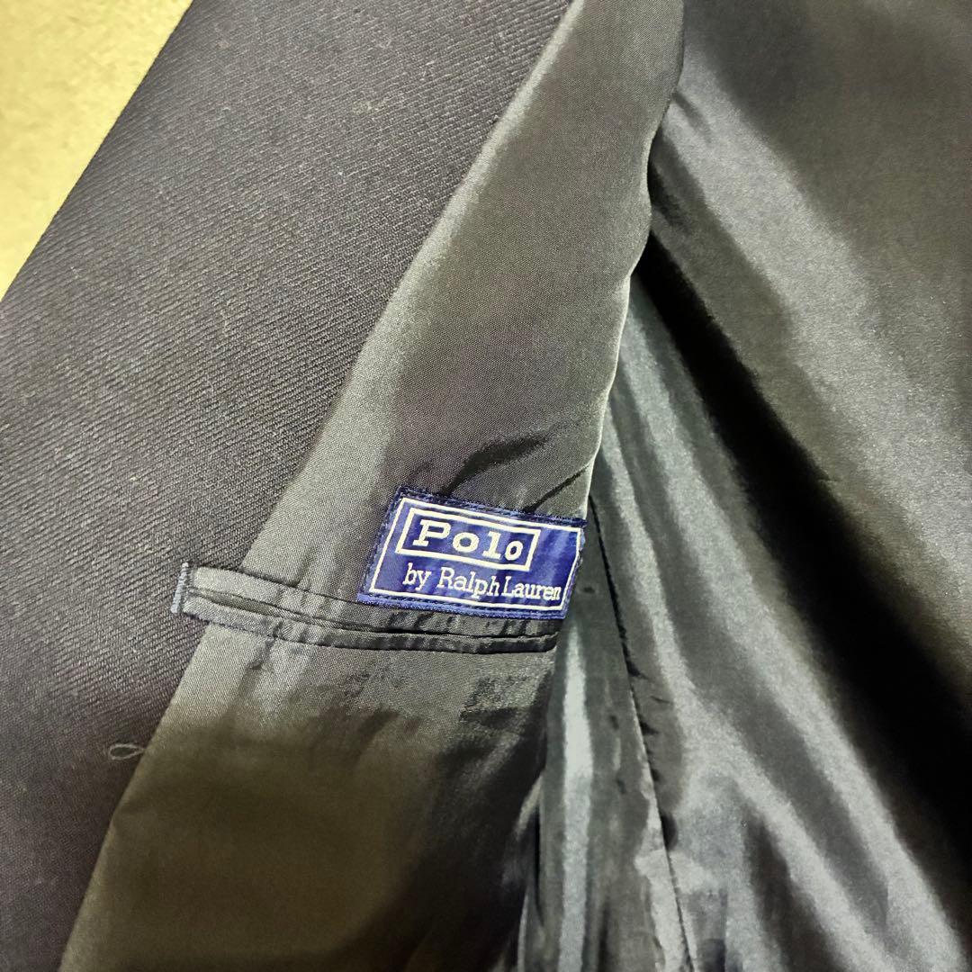 【美品】Polo Ralph Lauren ネイビー ダブルボタン　紺ブレザー