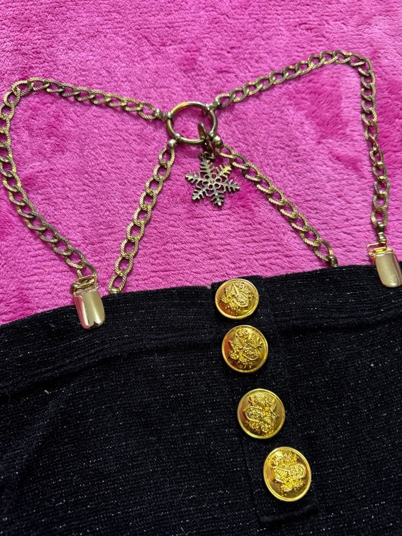 d.i.a. ブラック　ラメ　ベアトップ