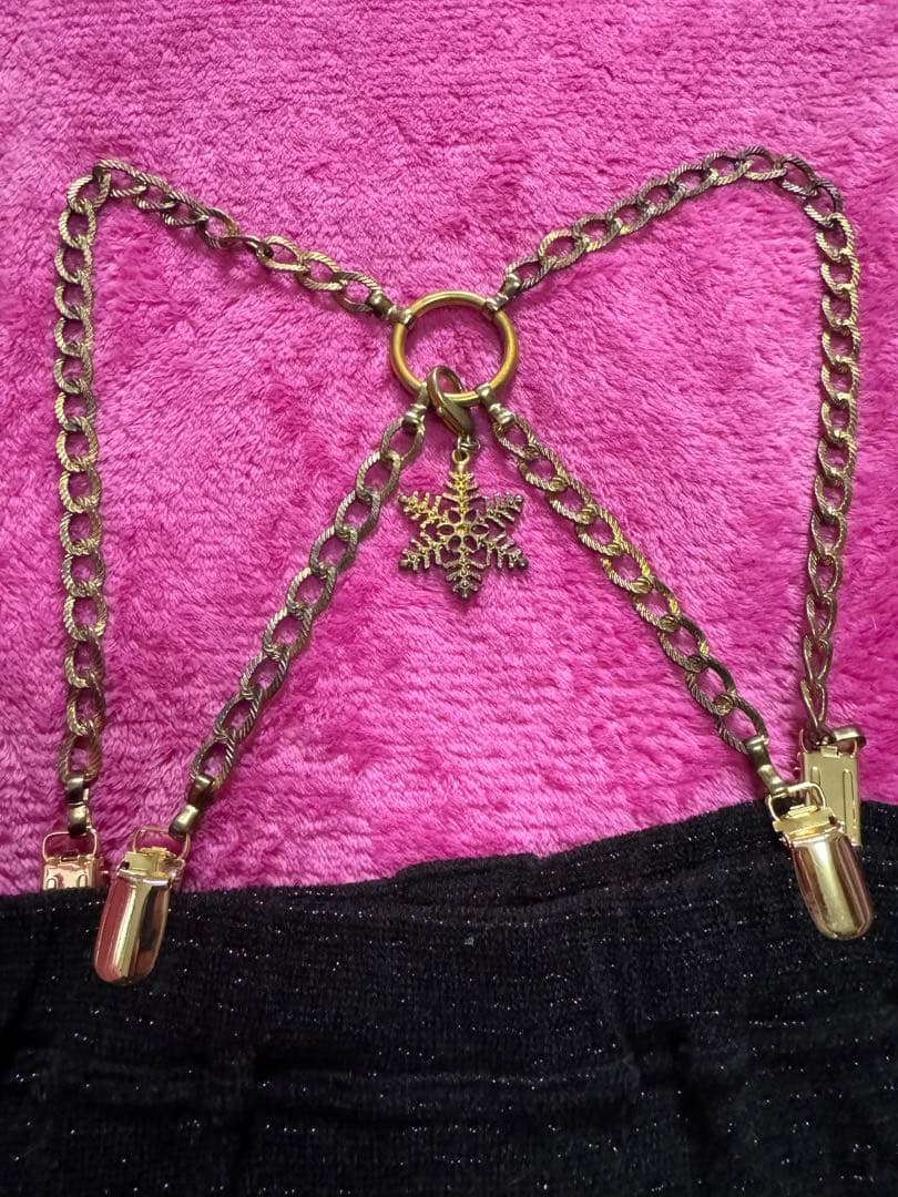 d.i.a. ブラック　ラメ　ベアトップ