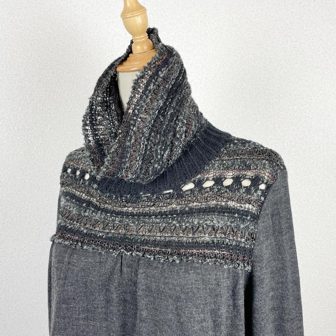 M&KYOKO masaki kyoko ニットワンピース ハイネック