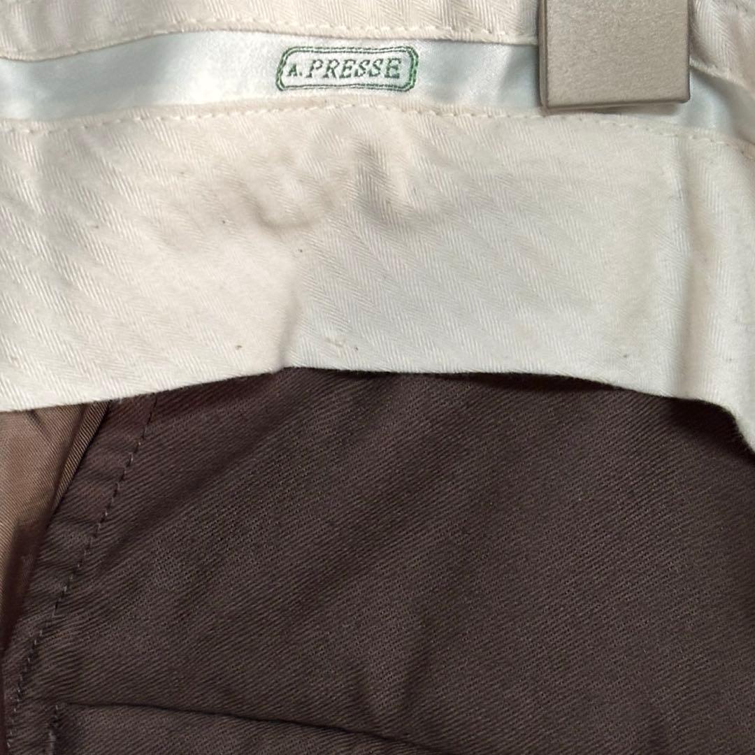 パンツ 23AW a.presse Tweed Two Tuck Trousers