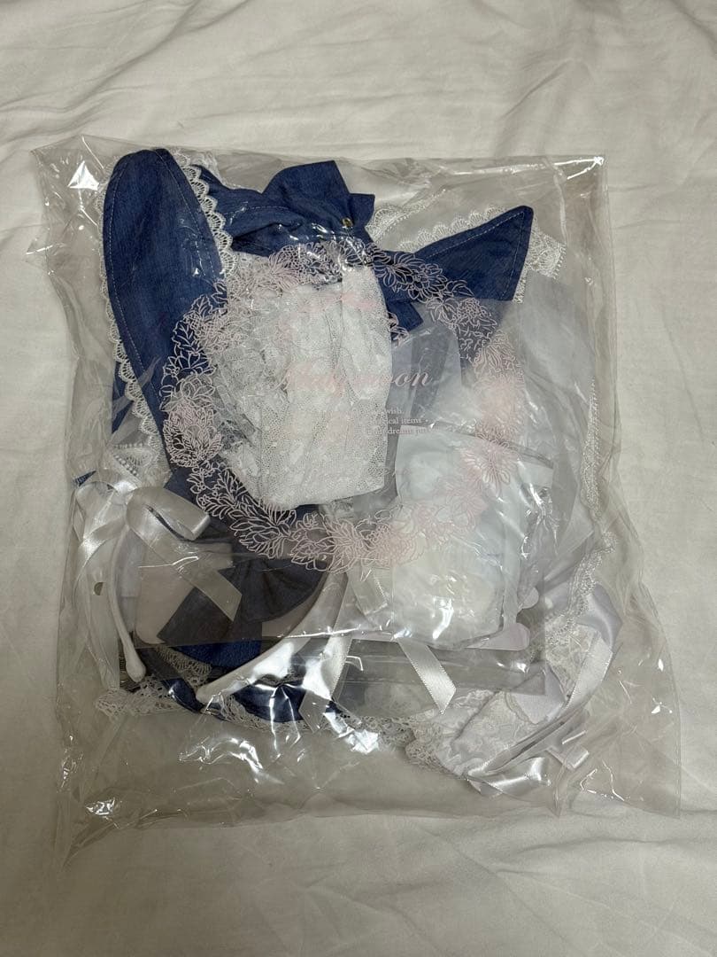 サイドレースデニムバニー　マリームーン