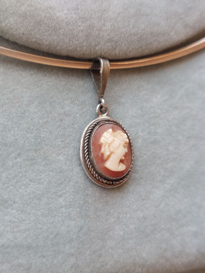 タミやん⭐アンティークペンダントトップ⭐カメオペンダントトップ⭐925