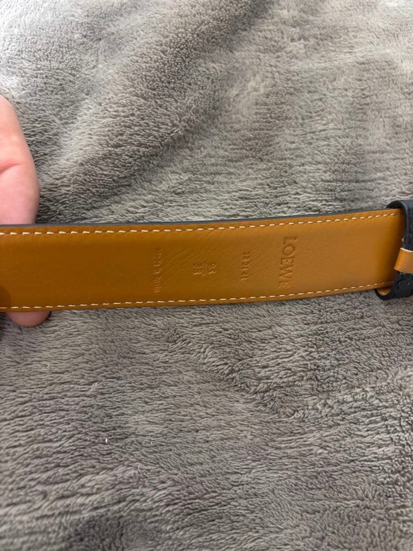 LOEWE レザー リバーシブルベルト