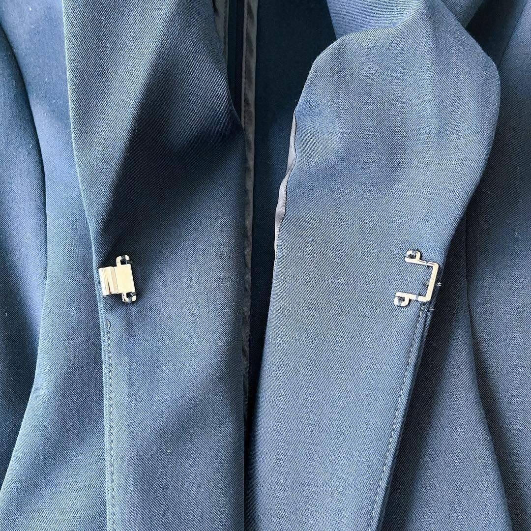 【極美品】クードシャンス 38 洗える スカートスーツ セットアップ ネイビー紺