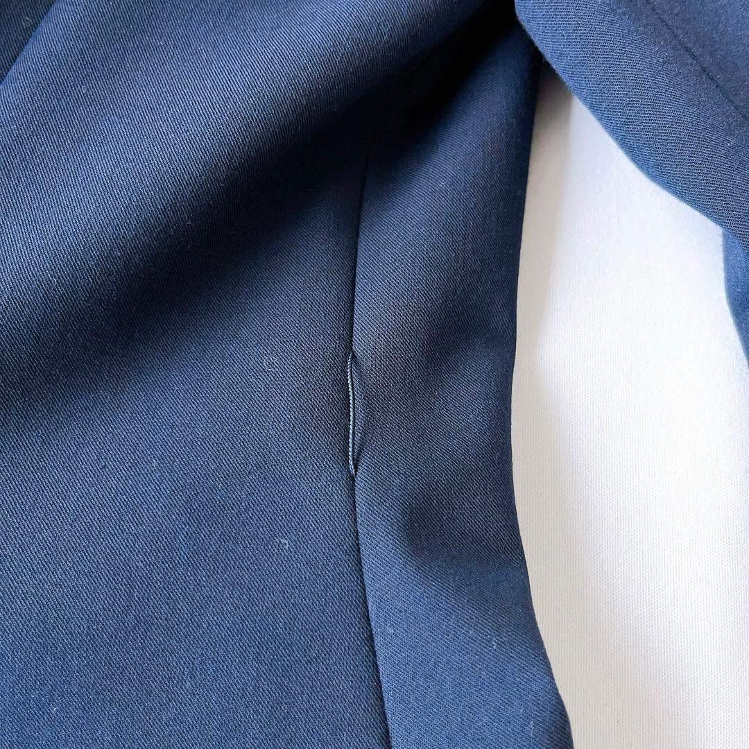 【極美品】クードシャンス 38 洗える スカートスーツ セットアップ ネイビー紺