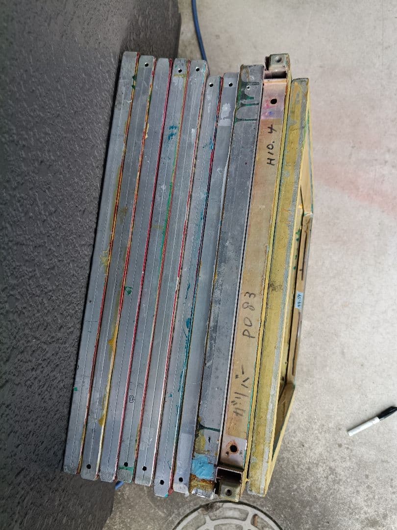 シルクスクリーン　アルミフレーム　10枚セット