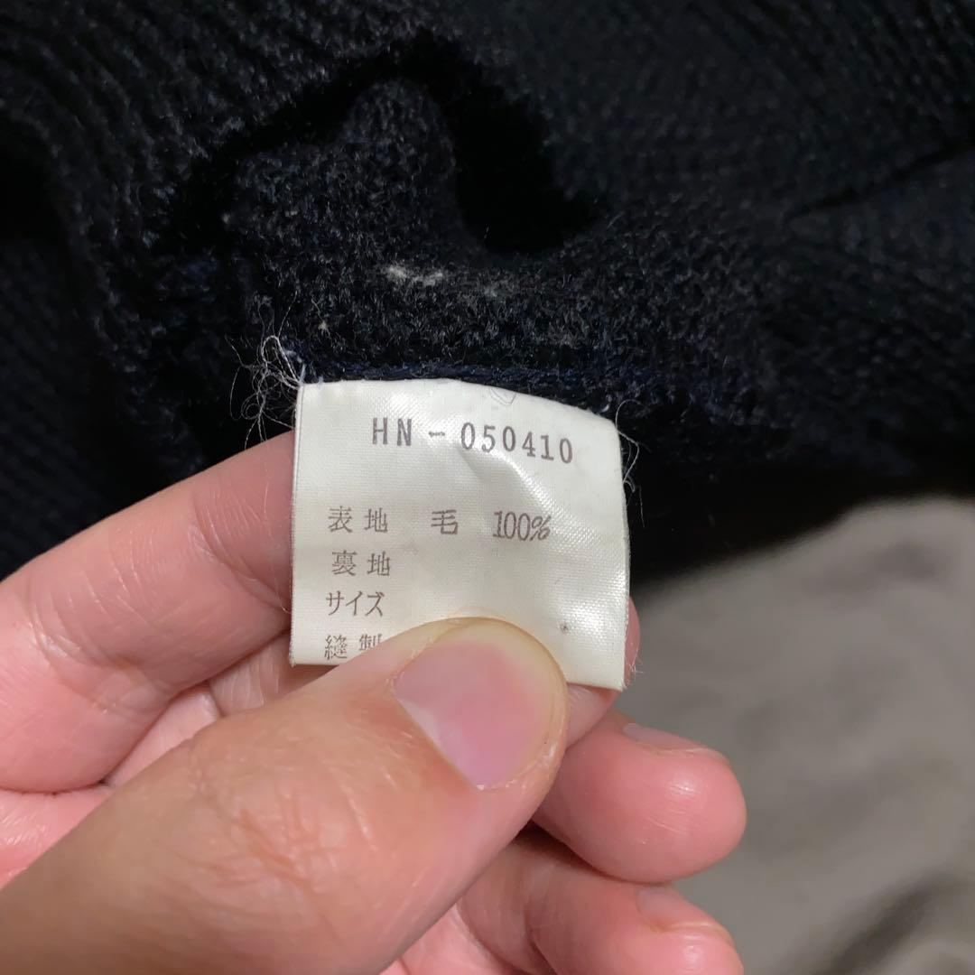 コムデギャルソンオム　デカオム　80s 丸襟　ウールニット　アーカイブ