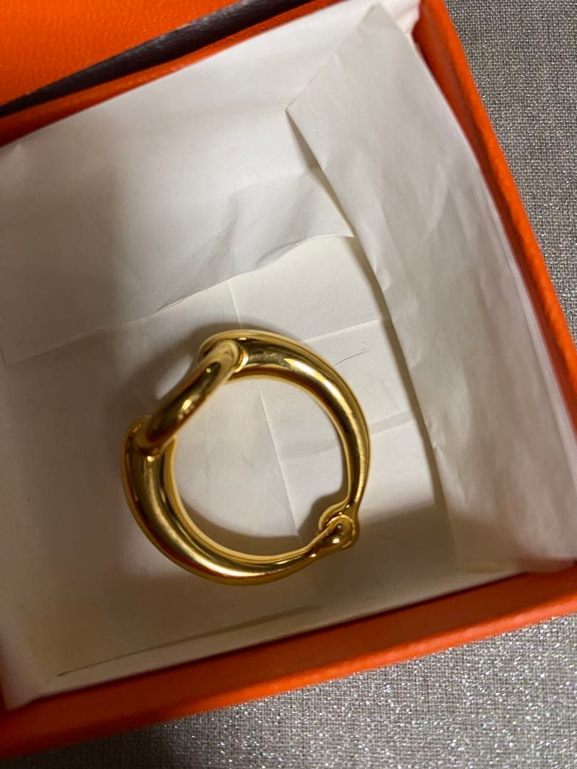 エルメス HERMES シェーヌダンクル ルガテ スカーフリング