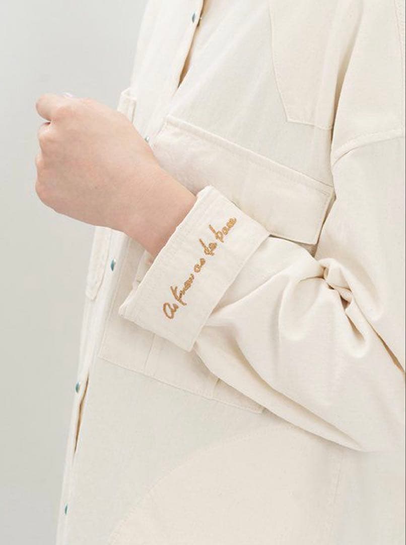 アズノウアズオオラカ サイズ3 宇宙ベアロイドデニムSH シャツ 羽織