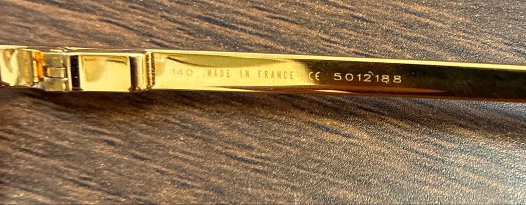 フランス製　カルティエ サントス デュモン サングラス