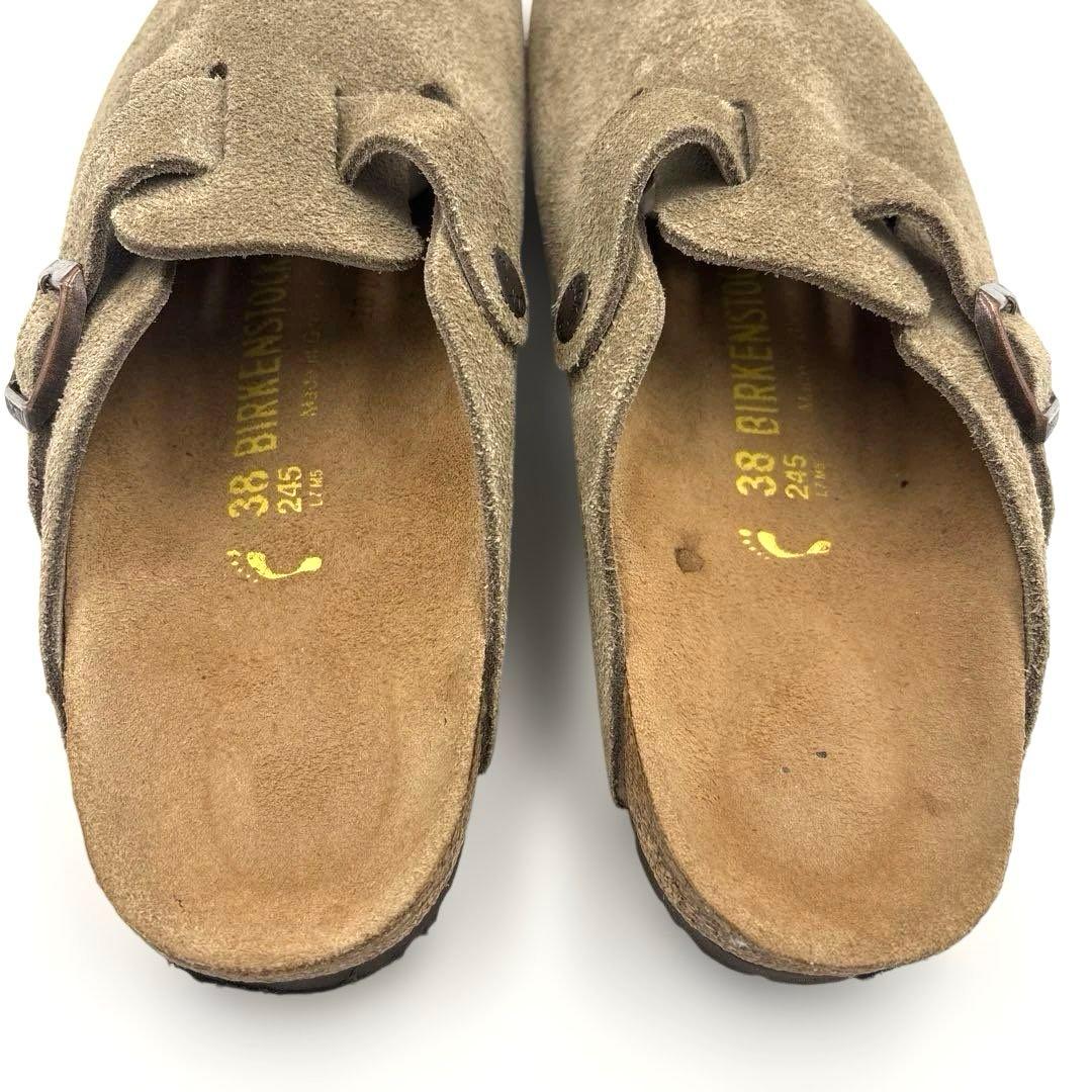 ビルケンシュトック ボストン サンダル【38】24.5ベージュ ナロー トープ
