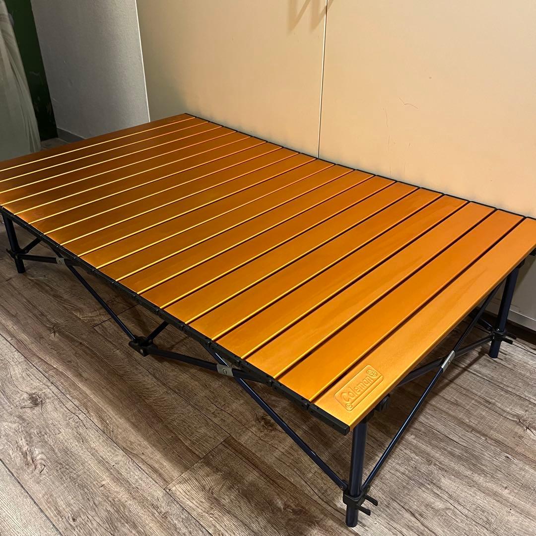 希少品‼️COLEMAN × BEAMS コラボ 限定品オレンジ ステージテーブル