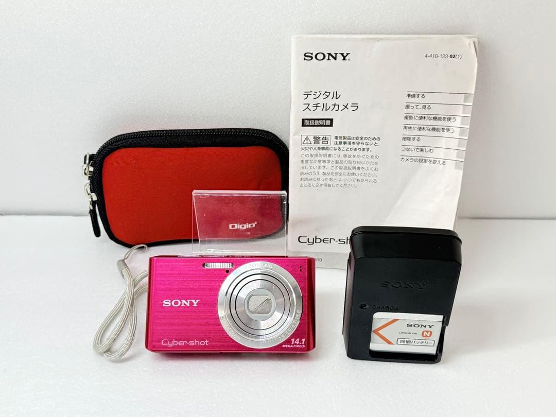 SONY Cyber-shot DSC-W610 ピンク 動作確認済 コンデジ
