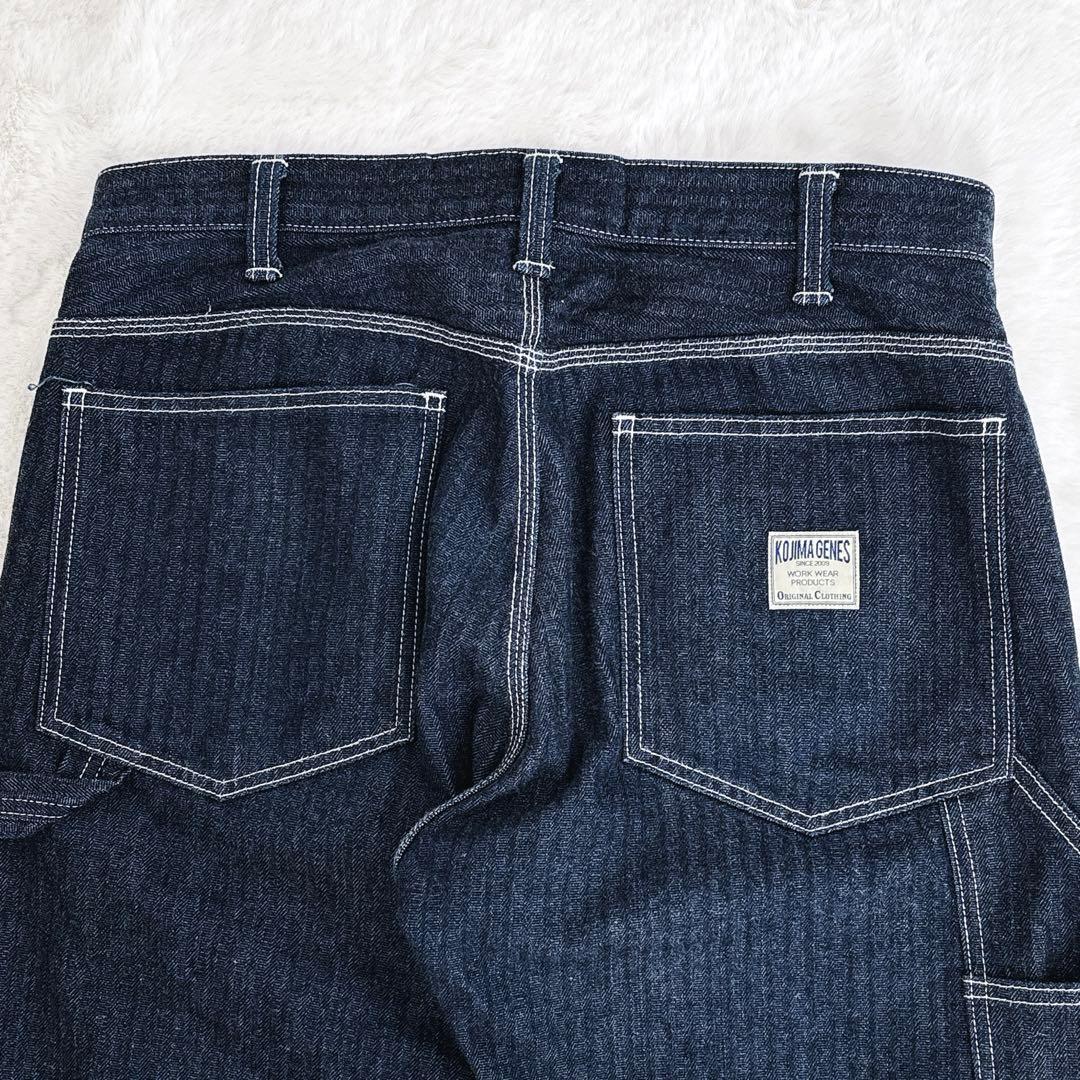 児島ジーンズ ダイスウィーブペインターパンツ KOJIMAGENES ストライプ