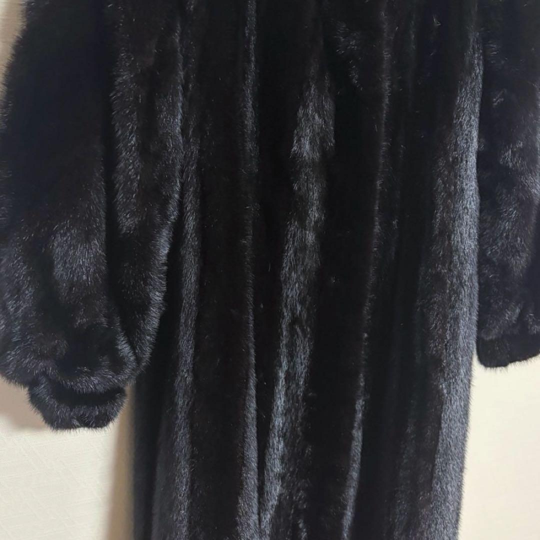 【SAGA・MINK】 リアルファーコート13号 ロングコート 金タグ