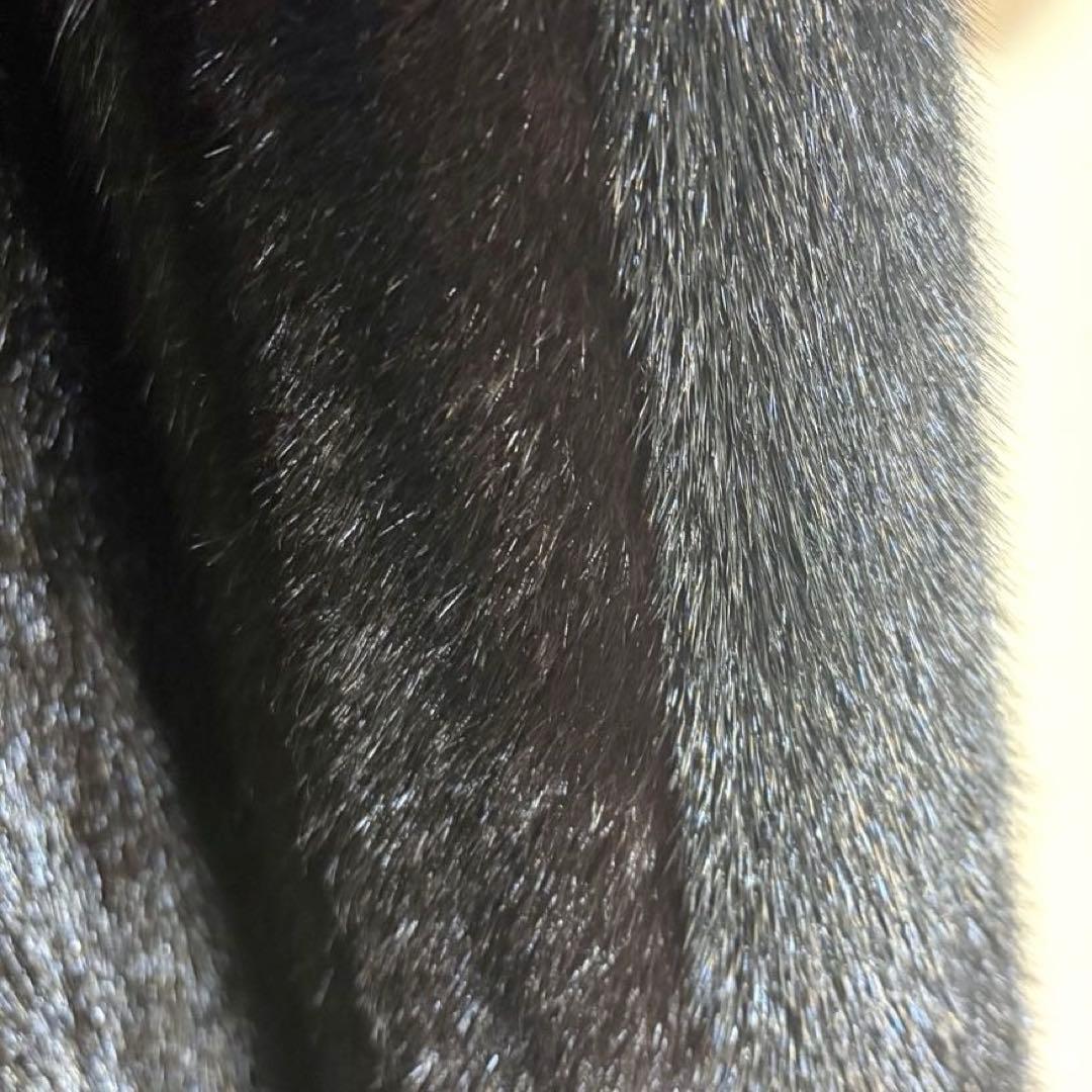 【SAGA・MINK】 リアルファーコート13号 ロングコート 金タグ