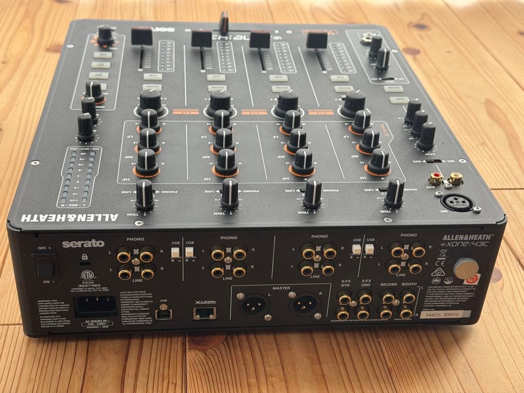 Allen & Heath Xone:43C 元箱付【要メンテ・現状渡し】