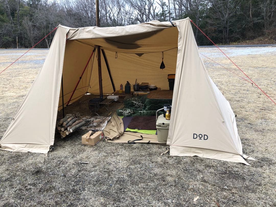 値下げ❗️DOD ソロソウルウォウウォウ タン　ソロキャンプ