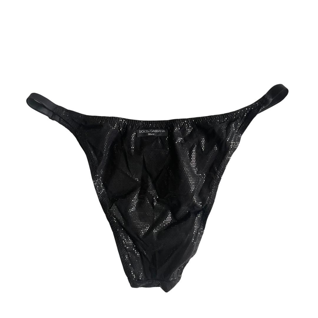 ドルチェ&ガッバーナ トライアングルビキニ 三角ビキニ レディース水着 ブラック