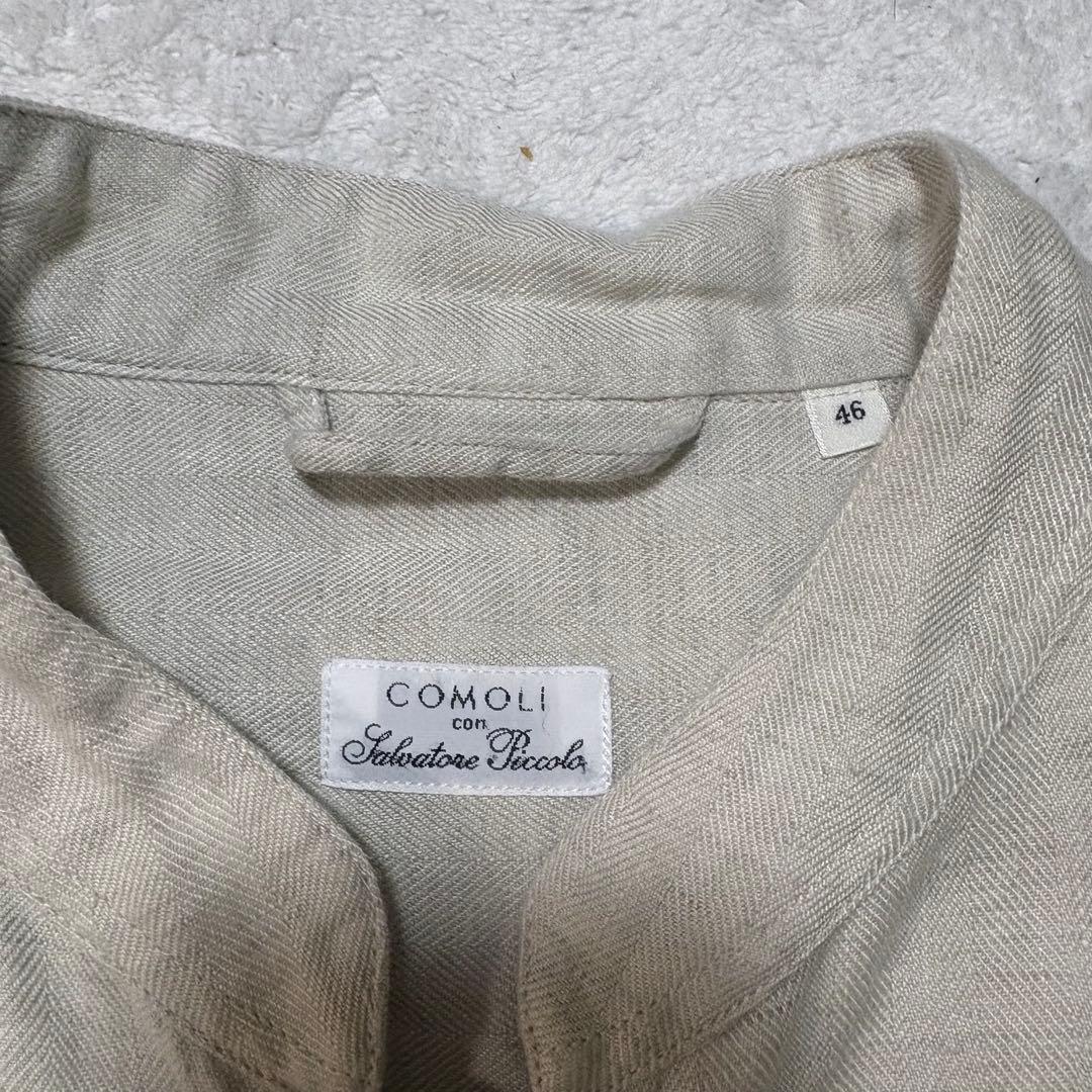 【美品】COMOLI☆シャツジャケット☆46☆アイボリー