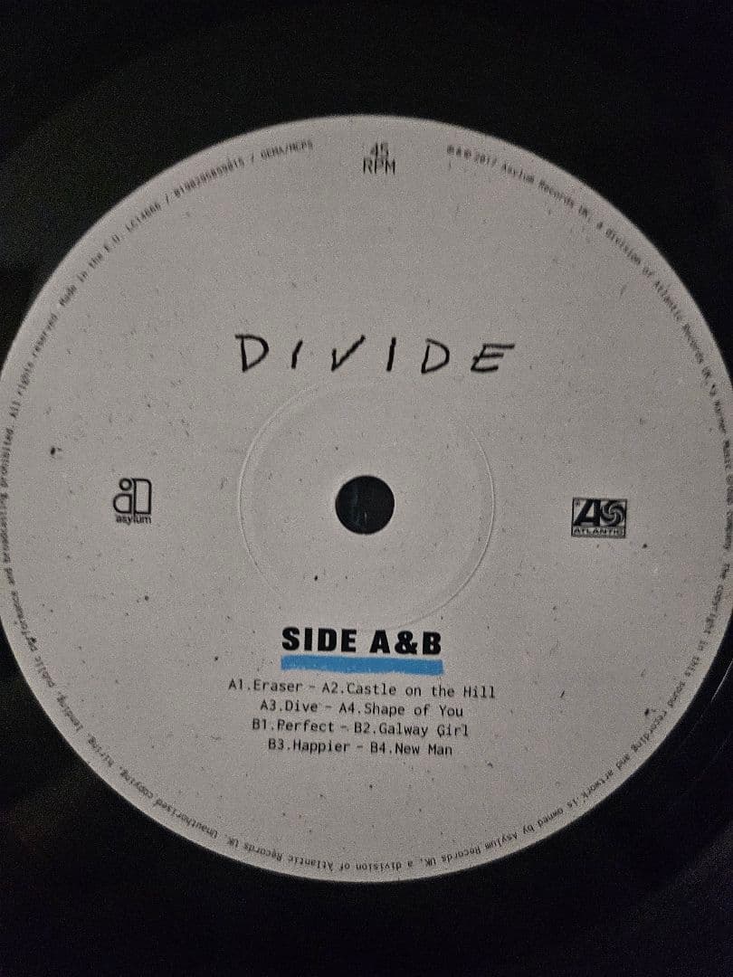 Ed Sheeran Divide アルバム レコード