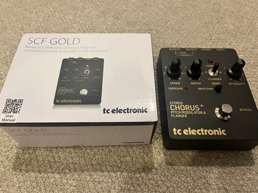 【新品同様】tc electronic SCF GOLD コーラスペダル
