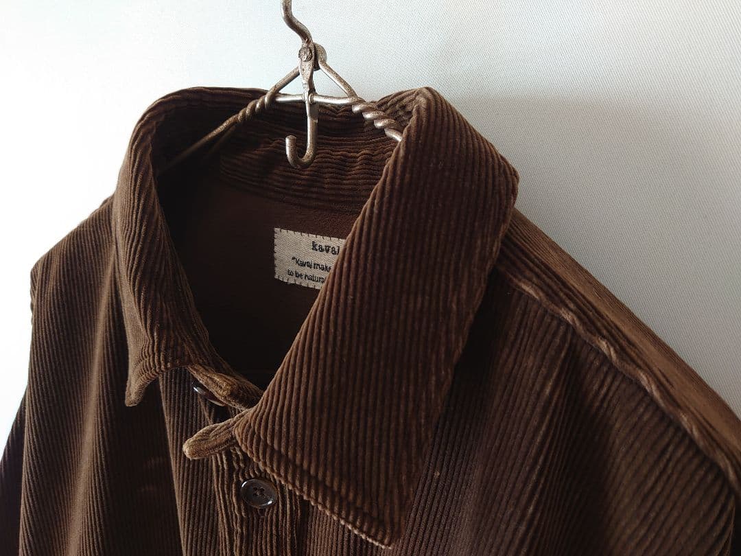 kaval カヴァル／shirt blouson (heavy corduroy