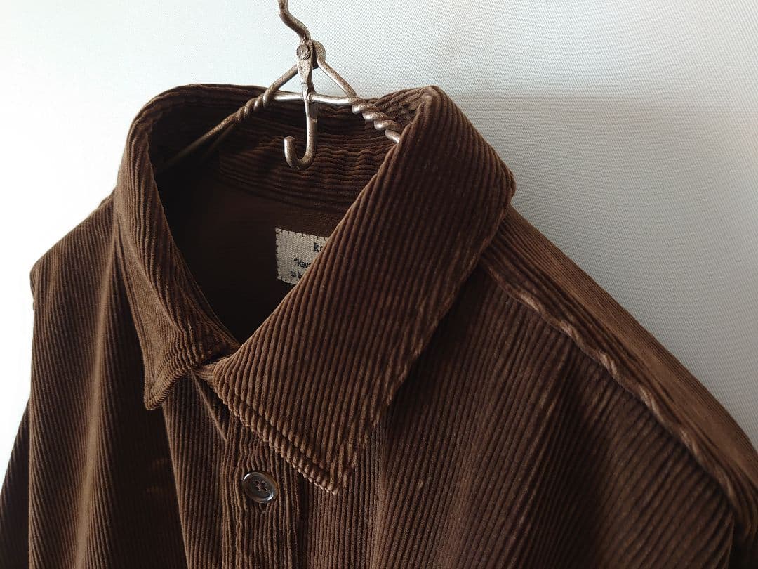 kaval カヴァル／shirt blouson (heavy corduroy