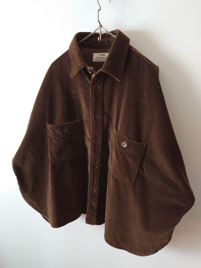 kaval カヴァル／shirt blouson (heavy corduroy