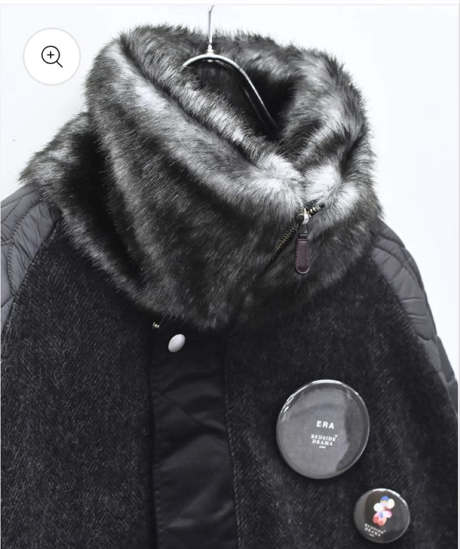 【新品未使用】bedsidedrama 今季ブルゾン 黒 サイズ2