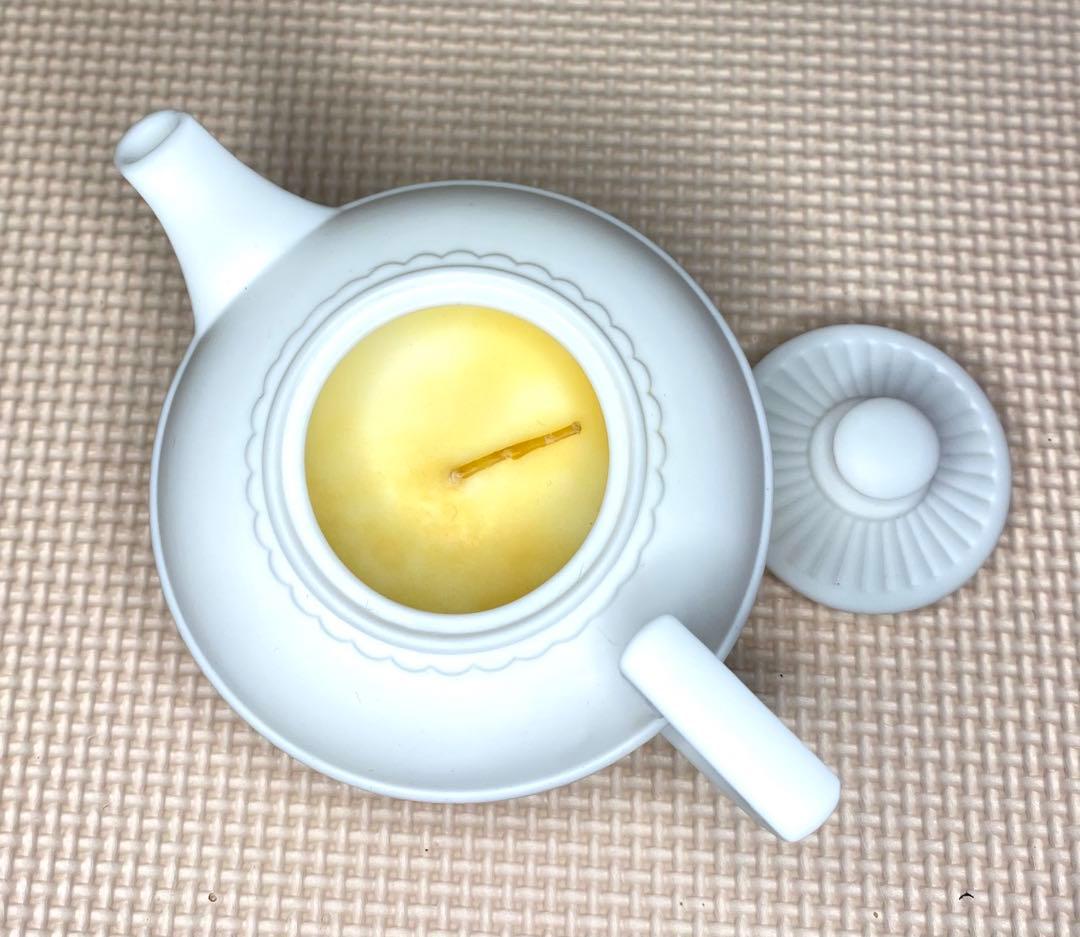 ウェッジウッド　ミューズ　ティーポット型　ムードライト