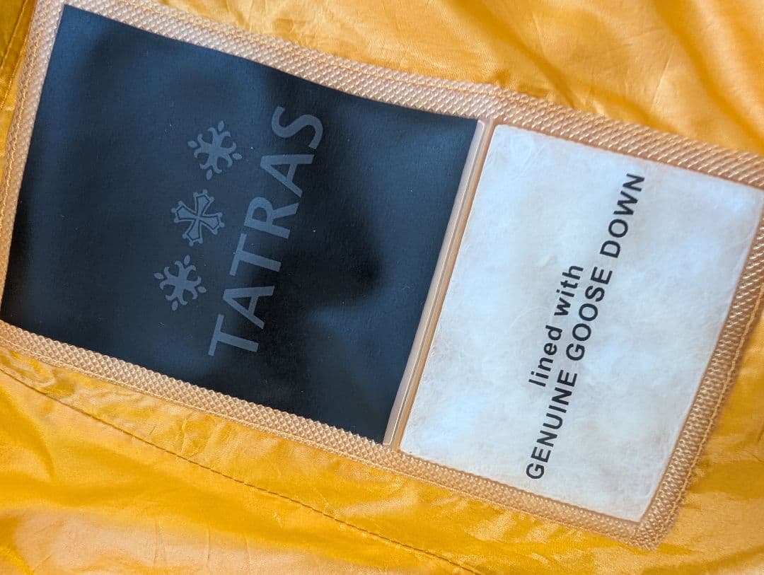 TATRAS ダウン ベスト POSEIDONE ポセイドーネ 03　イエロー