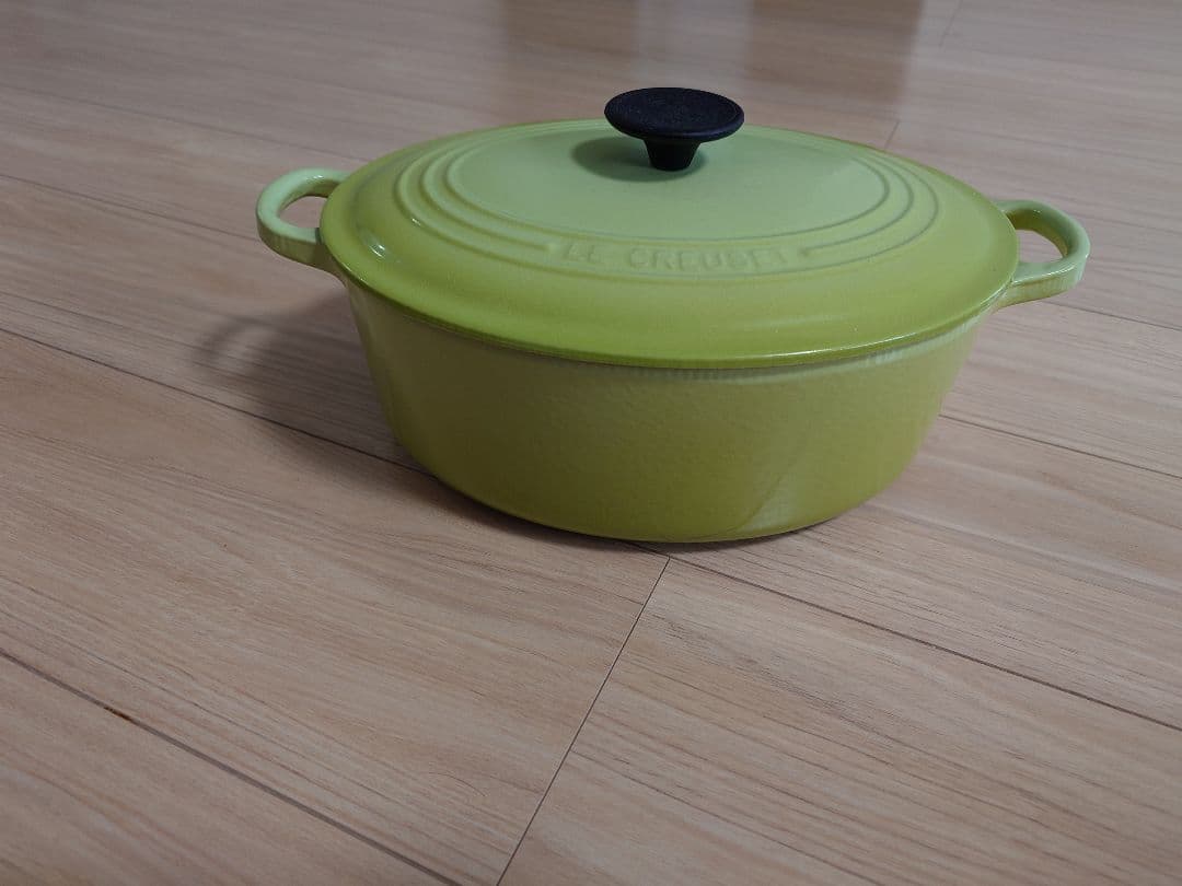 【最終値下げ】LE CREUSET 両手鍋 27cm ライムグリーン