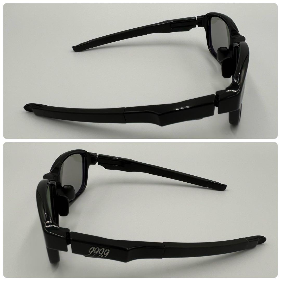 ✨美品✨999.9 フォーナインズ サングラス polarised ブラック 黒